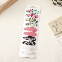 Sweet Solid Color Cloth Pleated Hair Clip sku image 7
