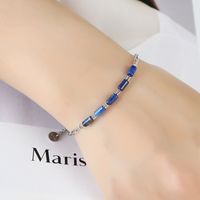 Ins Style Geometric Stainless Steel Natural Stone Plating 18k Gold Plated Bracelets main image 1