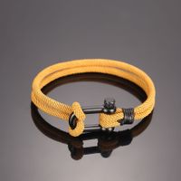 Retro Solid Color Milan Bracelet Titanium Steel Braid Unisex Bracelets sku image 6