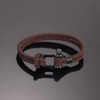 Retro Solid Color Milan Bracelet Titanium Steel Braid Unisex Bracelets sku image 17