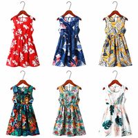 Casual Animal Stripe Camouflage Polyester Girls Dresses main image 1