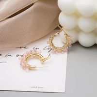 1 Pair Pastoral Fruit Artificial Crystal Plating Women's Earrings sku image 3