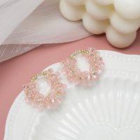 1 Pair Pastoral Fruit Artificial Crystal Plating Women's Earrings sku image 7