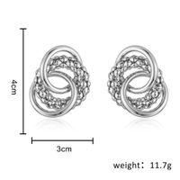 1 Pair Basic Classic Style Geometric Plating Alloy Earrings main image 5