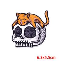 New Cartoon Cute Cat Embroidery Cloth Sticker main image 2