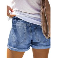 Women's Daily Classic Style Flower Shorts Printing Pocket Straight Pants main image 5