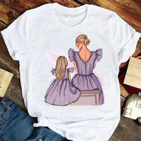 Women's T-shirt Short Sleeve T-shirts Printing Mama Human Letter main image 5