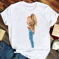 Women's T-shirt Short Sleeve T-shirts Printing Mama Human Letter main image 2