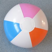 Modern Style Color Block Pvc Beach Ball Swimming Accessories One Piece main image 3