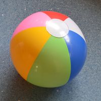 Modern Style Color Block Pvc Beach Ball Swimming Accessories One Piece sku image 1