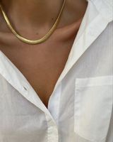 Hip Hop Rétro Géométrique Acier Au Titane Placage Collier sku image 1