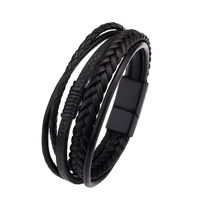 Style Simple Couleur Unie Alliage Tresser Hommes Bracelets main image 1