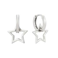 1 Pair Casual Star Copper Plating Earrings main image 4