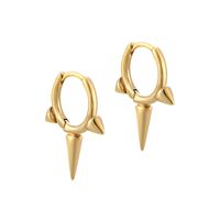 1 Pair Casual Simple Style Solid Color Copper Plating Earrings main image 2