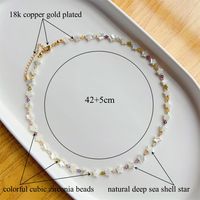 Simple Style Star Shell Patchwork Women's Necklace main image 5