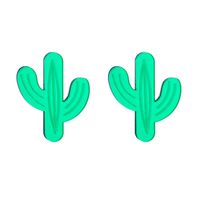 Cartoon Style Cactus Arylic Women's Ear Studs main image 3