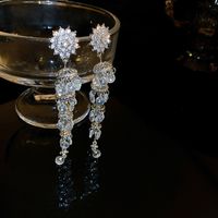 Simple Style Geometric Alloy Artificial Gemstones Women's Earrings 1 Pair sku image 36