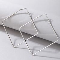 Vintage Style Square Alloy Earrings sku image 3