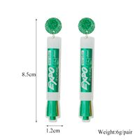 Cartoon Style Cute Marker Pen Arylic Women's Drop Earrings main image 3