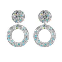 Modern Style Round Heart Shape Arylic Sequins Women's Drop Earrings main image 2