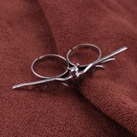 Casual Cool Style Bat Alloy Plating Silver Plated Unisex Open Ring main image 4