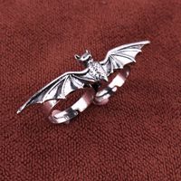 Lässig Toller Stil Schläger Legierung Überzug Versilbert Unisex Offener Ring main image 1