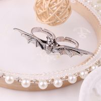 Casual Cool Style Bat Alloy Plating Silver Plated Unisex Open Ring main image 3