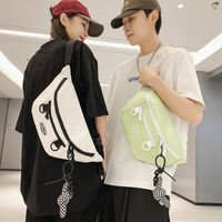 Men's Streetwear Solid Color Nylon Waist Bags main image 2