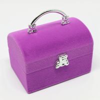 Simple Style Solid Color Composite Material Jewelry Boxes main image 3