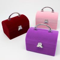 Simple Style Solid Color Composite Material Jewelry Boxes main image 1