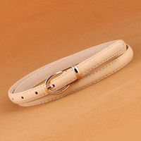 Streetwear Solid Color Pu Leather Alloy Women's Leather Belts sku image 7