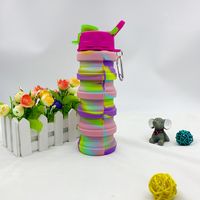 Casual Tie Dye Silica Gel Water Bottles sku image 8