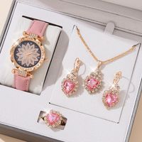 Casual Water Droplets Buckle Quartz Women's Watches sku image 14