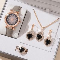 Casual Water Droplets Buckle Quartz Women's Watches sku image 18