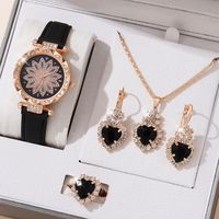 Casual Water Droplets Buckle Quartz Women's Watches sku image 13