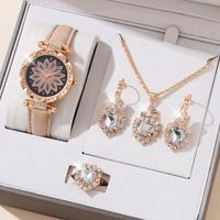 Casual Water Droplets Buckle Quartz Women's Watches sku image 19