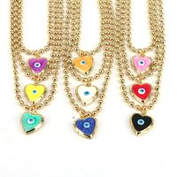 Elegant Hip-hop Vintage Style Eye Copper Plating Gold Plated Pendant Necklace main image 11