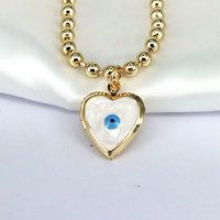 Elegant Hip-hop Vintage Style Eye Copper Plating Gold Plated Pendant Necklace sku image 1