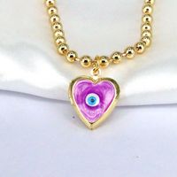 Elegant Hip-hop Vintage Style Eye Copper Plating Gold Plated Pendant Necklace main image 10