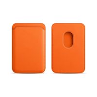 Unisex Pu Leather Solid Color Business Square Open Card Holder sku image 15