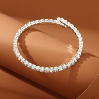 Modern Style Oversized Solid Color Artificial Gemstones Artificial Pearl Inlay Rhinestones Pearl Women's Bangle main image 4