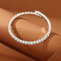 Modern Style Oversized Solid Color Artificial Gemstones Artificial Pearl Inlay Rhinestones Pearl Women's Bangle sku image 1