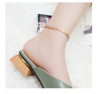 Fashion Personality Star Heart Hollow Flower-shaped Anklet Bracelet Nhok132410 sku image 1