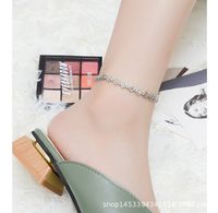 Fashion Personality Star Heart Hollow Flower-shaped Anklet Bracelet Nhok132410 sku image 3