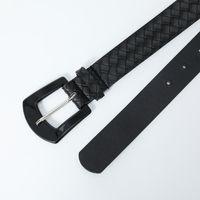 Basic Simple Style Solid Color Pu Leather Resin Patchwork Women's Leather Belts main image 3