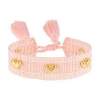Simple Style Heart Shape Polyester Knitting Women's Bracelets sku image 10