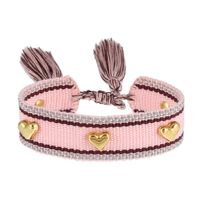 Simple Style Heart Shape Polyester Knitting Women's Bracelets sku image 6