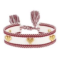 Simple Style Heart Shape Polyester Knitting Women's Bracelets sku image 9