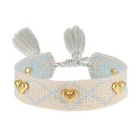 Simple Style Heart Shape Polyester Knitting Women's Bracelets sku image 3