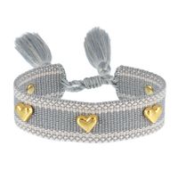 Simple Style Heart Shape Polyester Knitting Women's Bracelets sku image 14